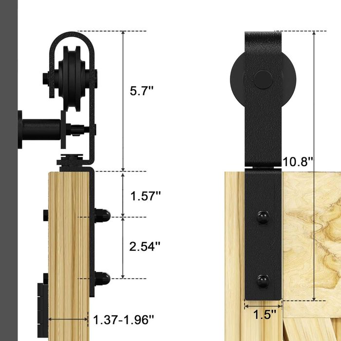 Kit de montare, mecanism usa plianta