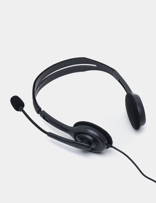 Наушники logitech h111 для колл центра для  компьютера и телефона