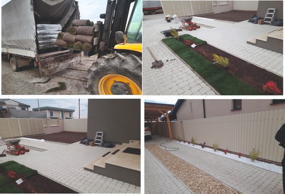 Transporturi marfa  diverse amenajari curti gradini