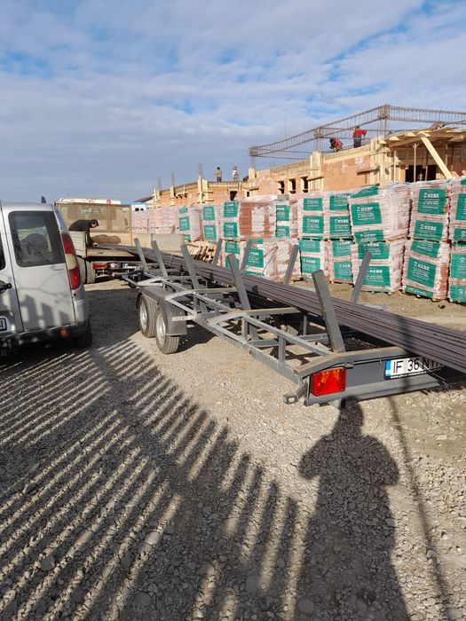 peridoc remorca fier beton, țevi, fose, materiale lungi