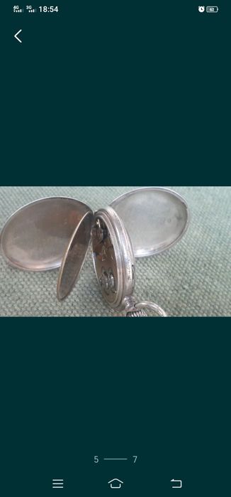 Часы антикварные позолоченные и серебряные