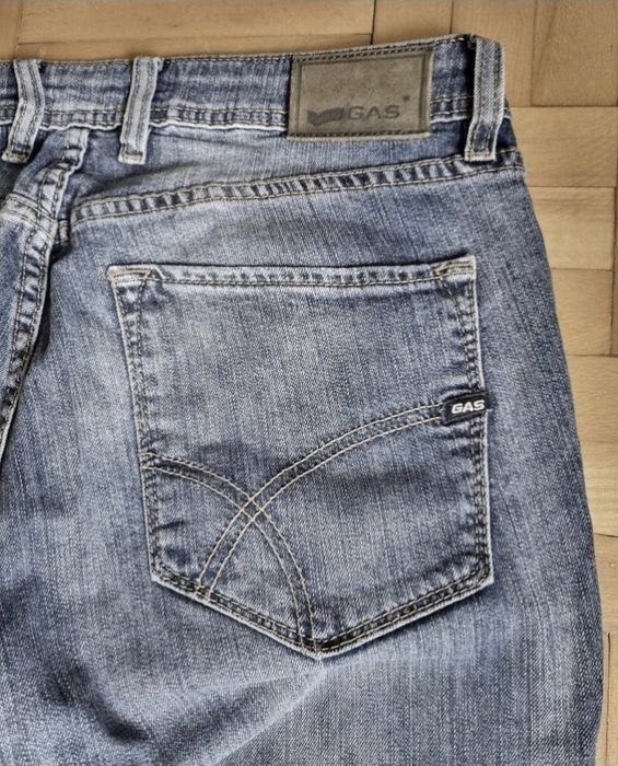 Pantaloni jeans - GAS, Model: Albert, Slim, bărbați - W34 (Fit 33)
