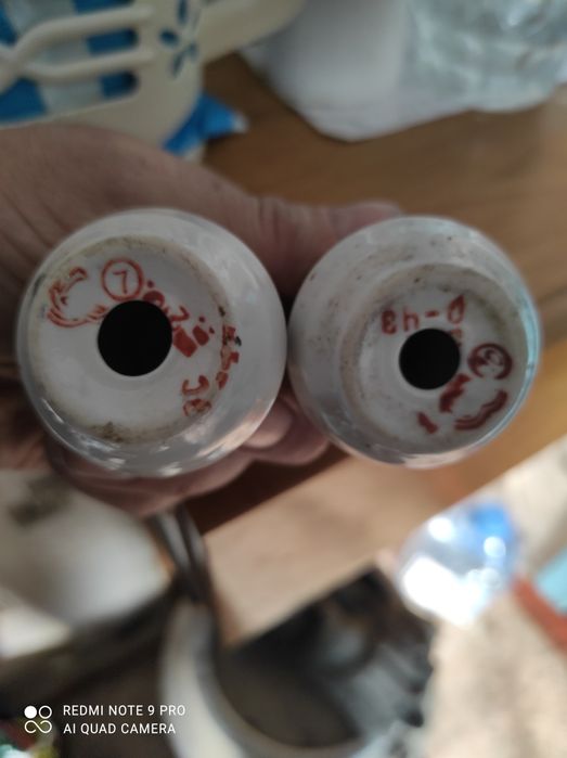 Солонки и бутылка времён СССР