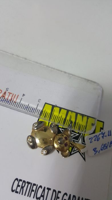 Pandantiv aur galben 14k (m3)