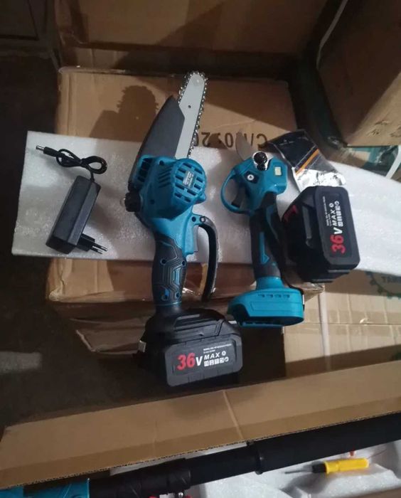 Градинска ножица и трион +телескопичен прът  3в1 36v