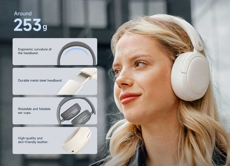 продам новый наушник Edifier W800BT PRO с активным шумоподав. /HI-Res/