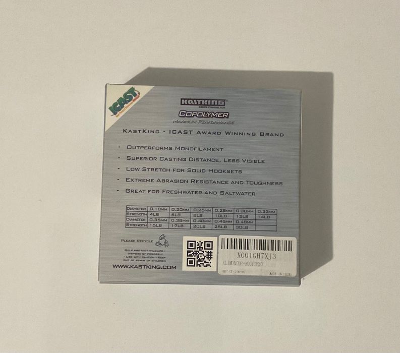Риболовно влакно 0,48мм 30lb 275m KastKing