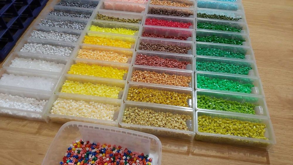 Мъниста/перли за редене, ARTKAL beads 5mm, съвместими с PERLER, за редене на картини, хоби, крафт