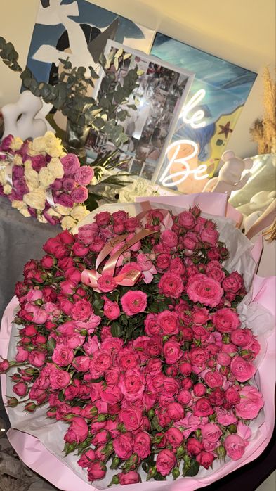 Букет! Кустовые розы! Цветы