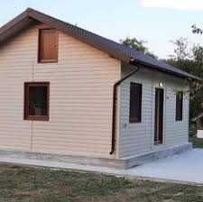 Vand casa moderna pe structura metalica, 10m x 10m