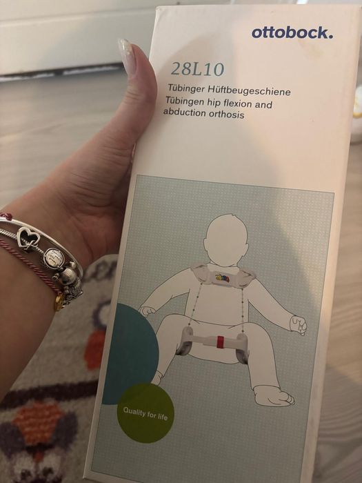 Orteză șold bebeluși Ottobock Tübingen 28L10 – Mărimea M (Displazie)