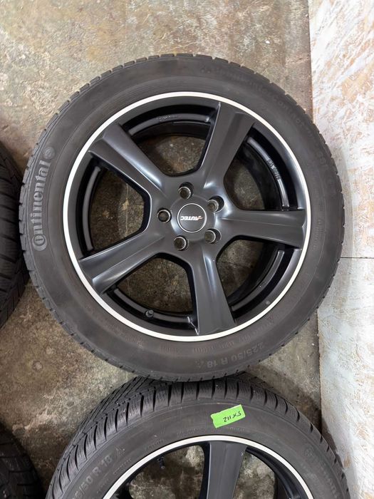 Jante 18 5x112 ET51 Mercedes C E Class + 225/50 R18 iarna