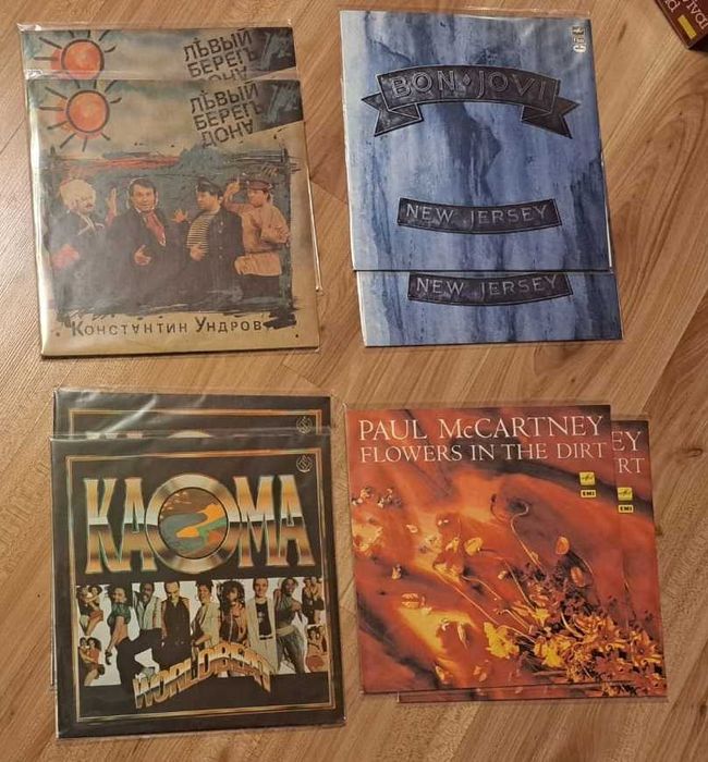 Пластинки новые, производства Мелодия (СССР)