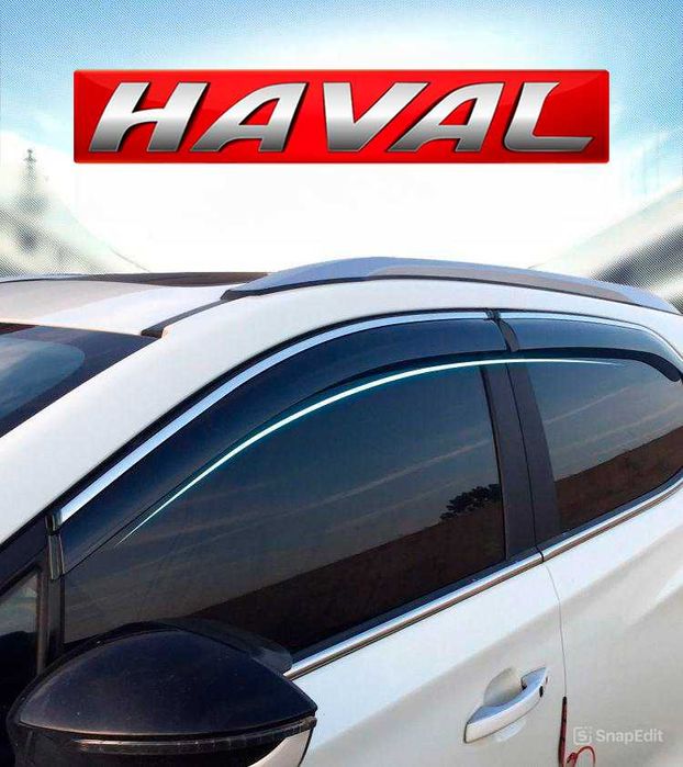 Ветровики (дефлекторы окон, дождевики) для Haval M6