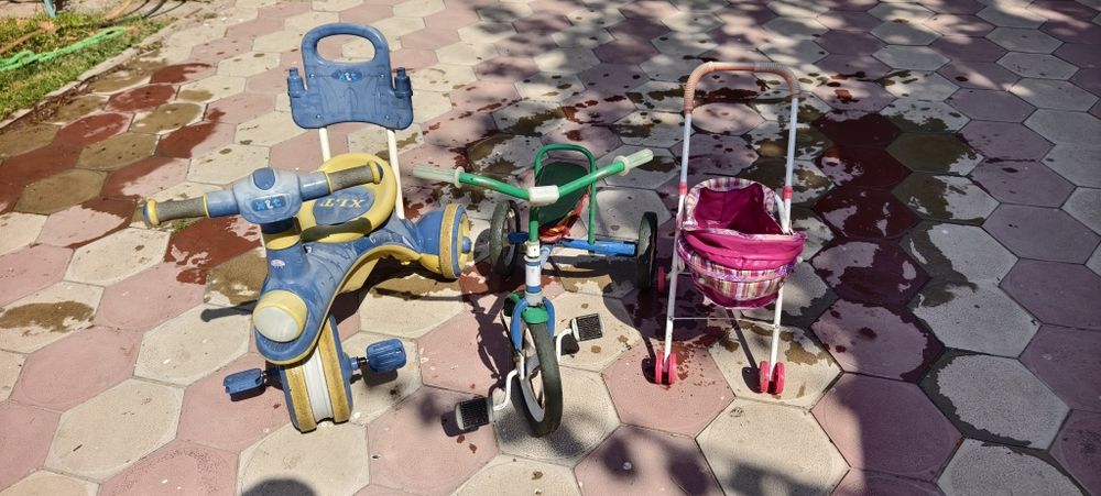 Продам детские велосипеды и коляску