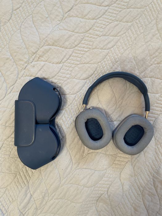 Көк құлаққаптар airpods max