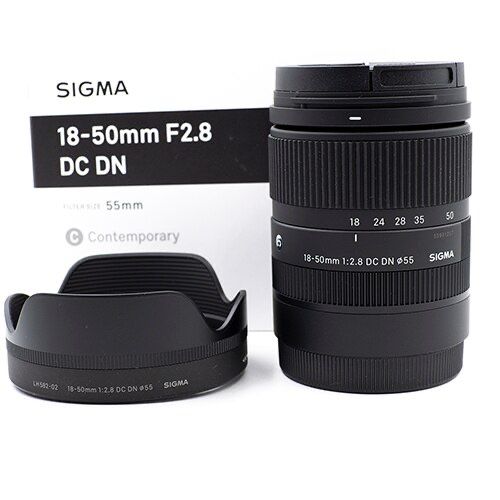 SIGMA 18-50mm F/2.8 DC DN Sony E-mount Sony crop aparatlar uchun linza