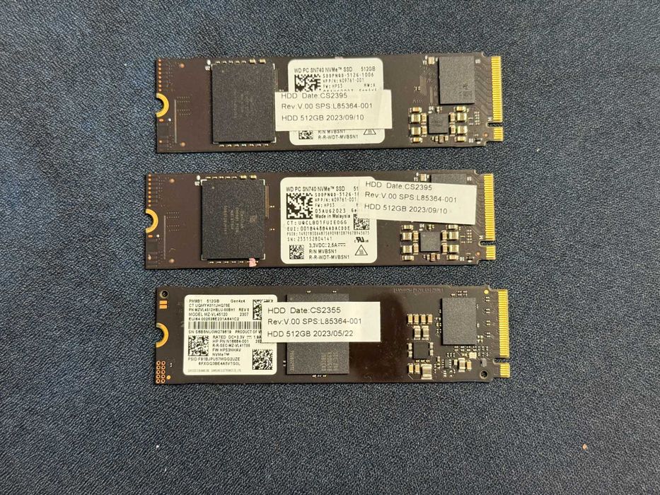 Продавам M2 Sata и Nvme SSD дискове