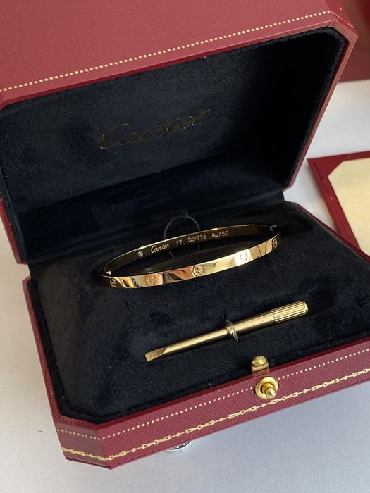Brățară Cartier LOVE Slim 17 Gold 24K