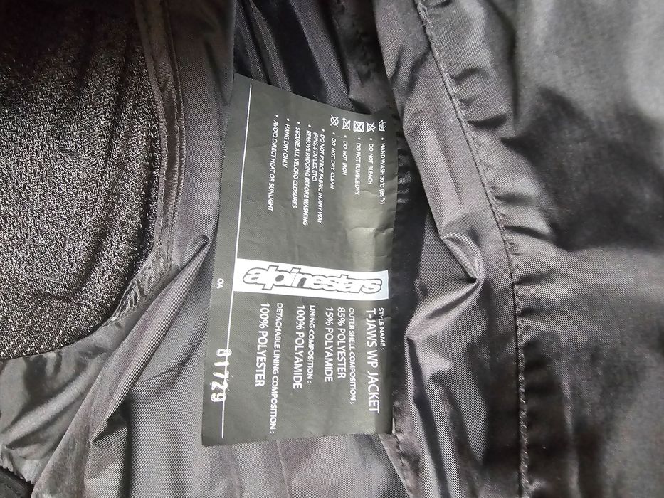 Geaca moto Alpinestars T-JAWS WP, marime M, waterproof