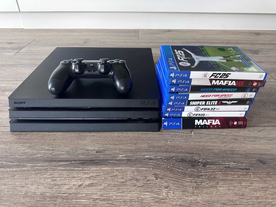 PlayStation 4 + 8 Jocuri + Controller – Gata de Joacă!
