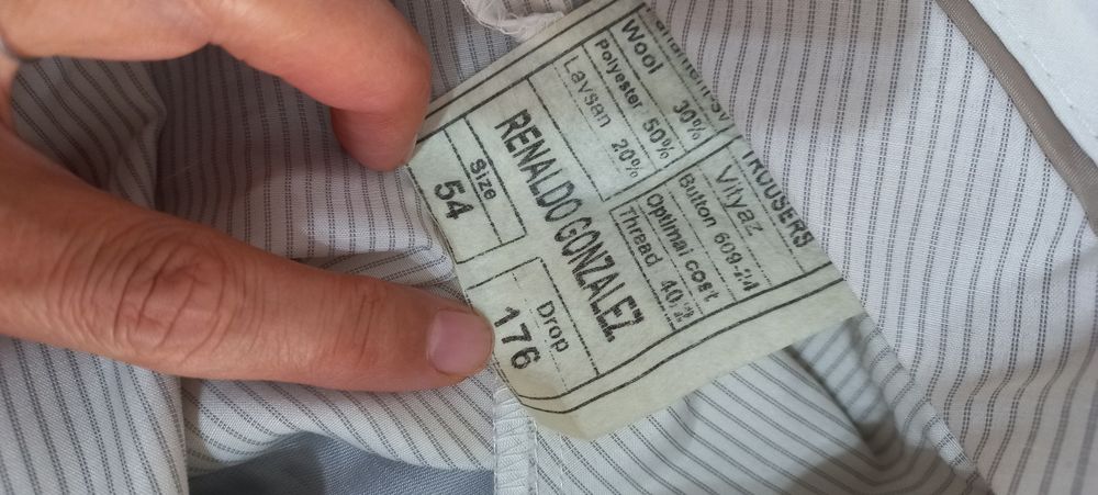 Мужской костюм .