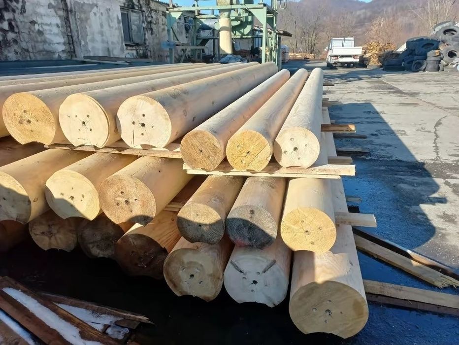 vand Casa din lemn masiv, cabană tip A,