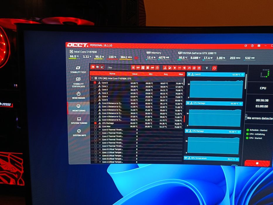 PC Gaming i7 8700K / GTX 1080 Ti 11GB / 32GB RAM  Corsair / 370 FPS Cs2