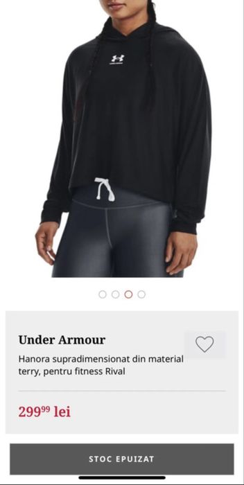 Trening UnderArmour (si de gravide)