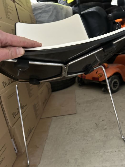 Scaun cadru metalic inox scaun vizitator birou sedinta conferinta