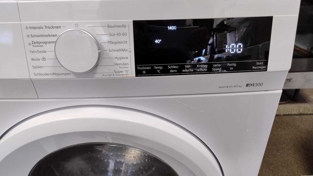 А+++ Комбинирана Пералня със сушилня Siemens-Сименс 8/5 кг 1400 об/мин