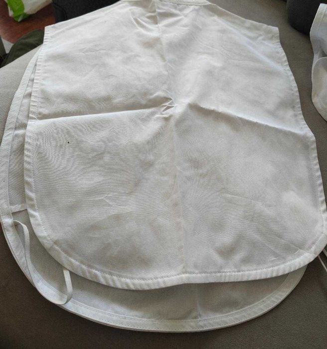 Top guler detașabil alb bumbac – Stil Boho / Festival / Plajă – Nou cu etichetă