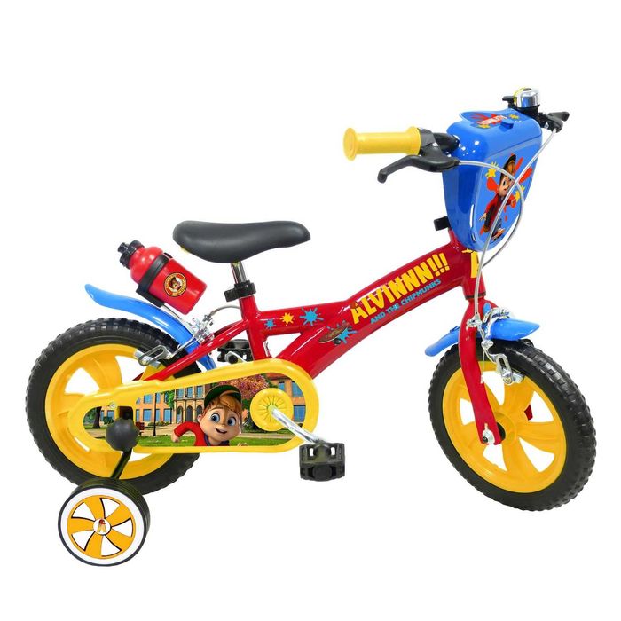 Bicicletă ALVINN pentru copii/fete - Mărime 12 inch