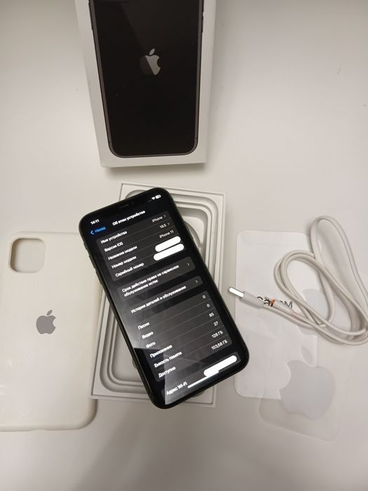 iPhone 11 с документами. АКБ 74%.
