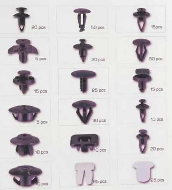 К-т щипки за Нисан, клипсове 408бр. За кори и др.