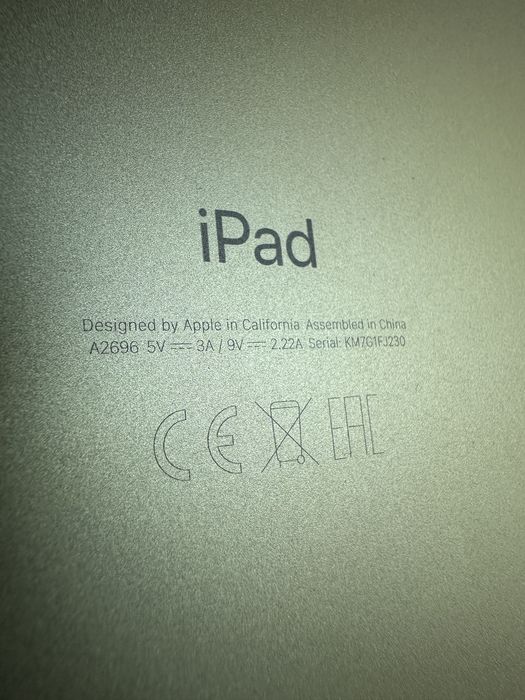 iPad 10 impecabil/ca nou, Yellow 64GB cu husă