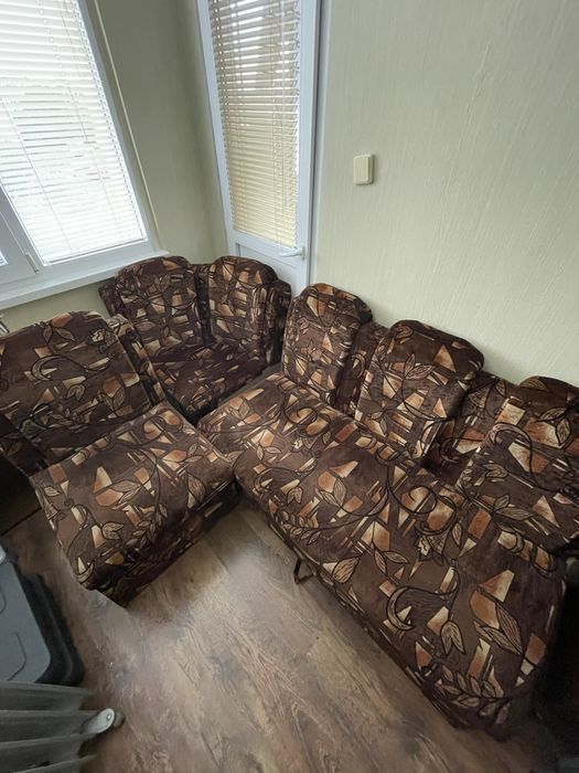 Диван ъглов три части