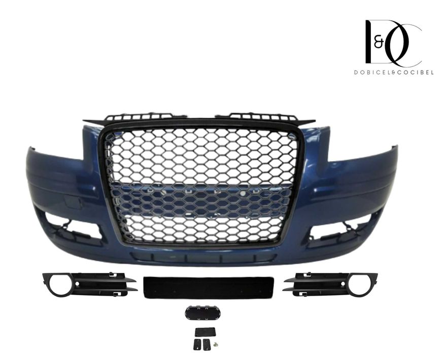 Bara fata Audi A3 8P + Sportback 05-08 Albastru LZ5C Mauritiusblau