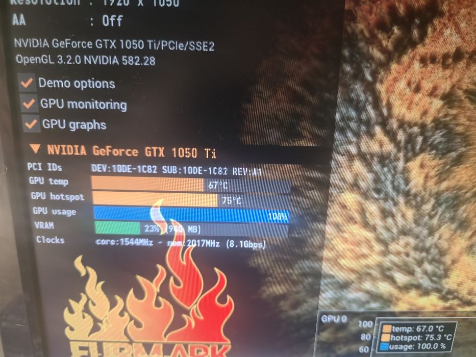 Видеокарта 1050ti palit