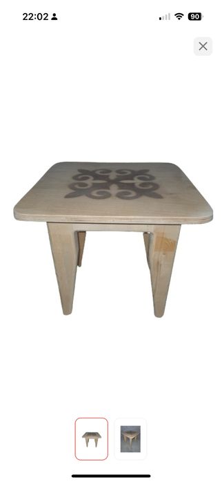 Табурет слоновая кость