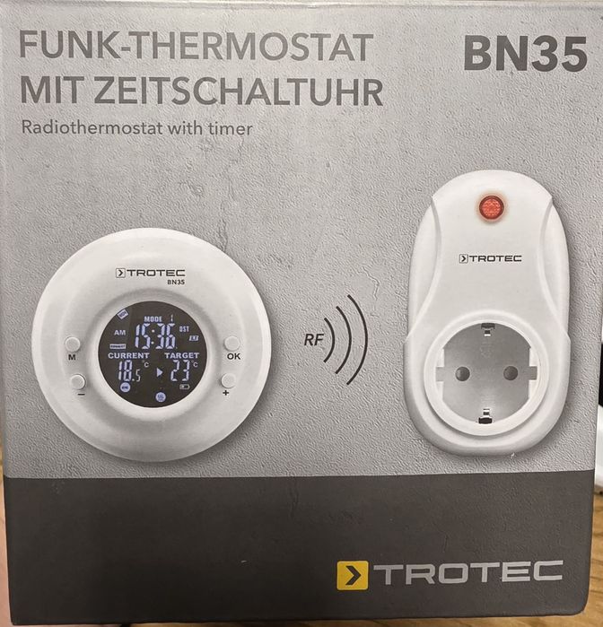 Termostat si Priza Wireless Trotec BN35,