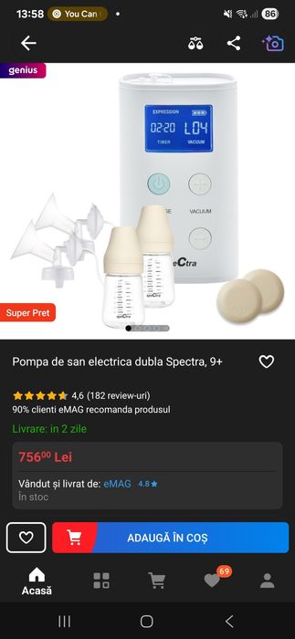 Pompa San Spectra 9 Plus