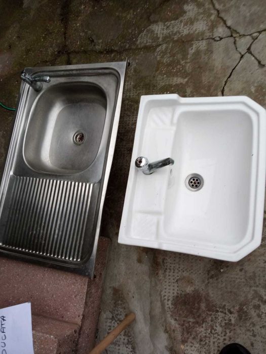 Chiuvetă de bucătărie cu baterie