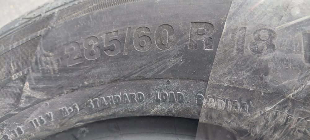 Cauciuc nou 285/60,R 18,dot 2014