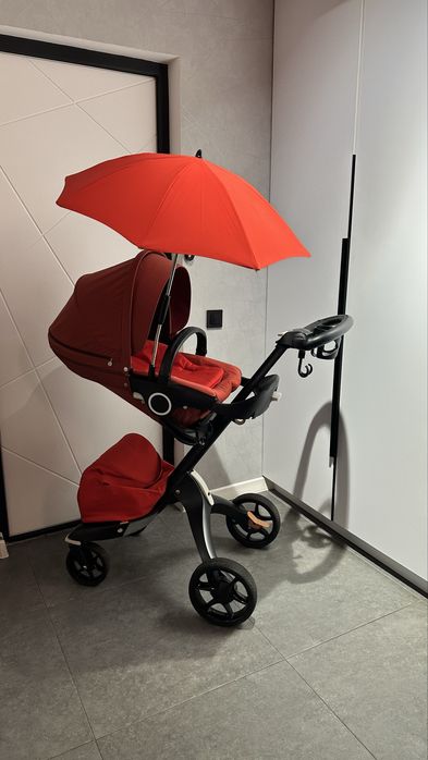 Stokke Explory limited edition цвет Бургунди На черной раме Оригинал!