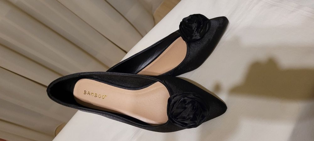 Balerini negri noi satin 38