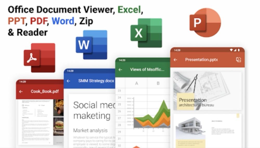 Установка Word, Excel, PDF на Windows
