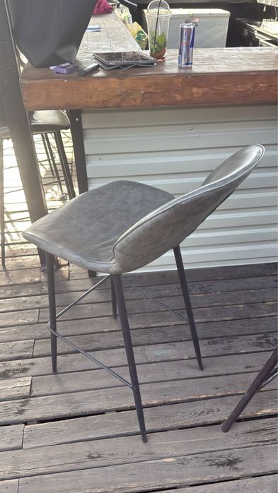 Барные стулья высокие со спинкой