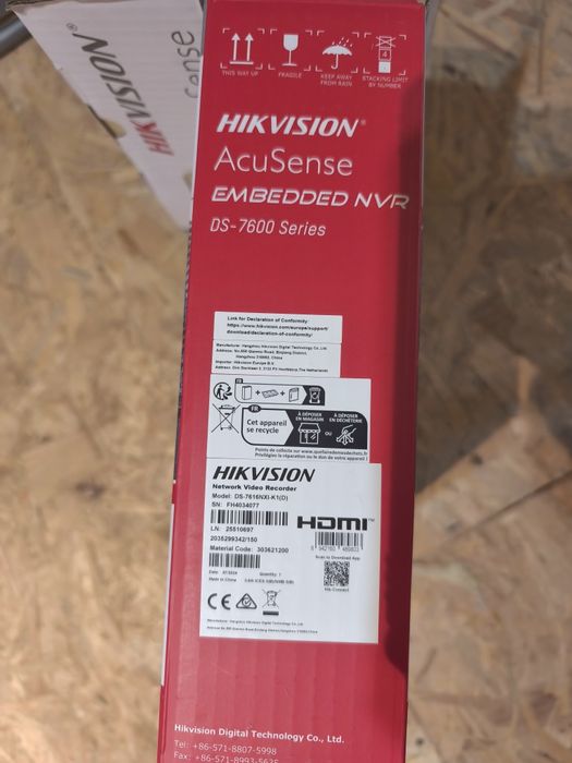 Nvr Hikvision DS-7616NXI-K1