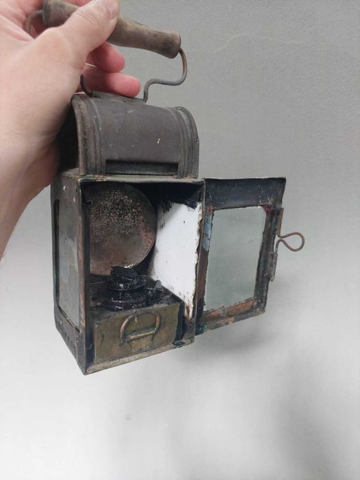 Felinar Cale Ferată Interbelic din Alamă